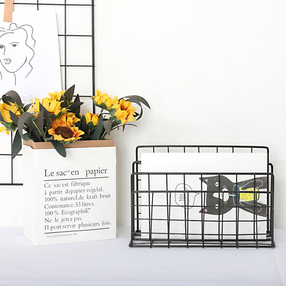 Desktop Metal Mail Organizer R - Magazine Holder Rack review and price