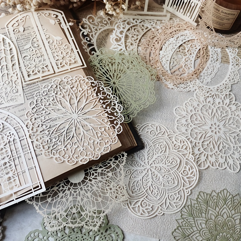 10 pcs Vintage Lace Hollow Mat - Ink Blotter Paper review and price